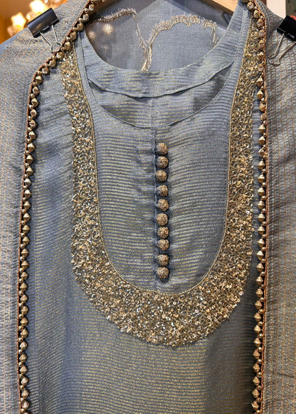 Zarice Organza Suit (Powder Blue)