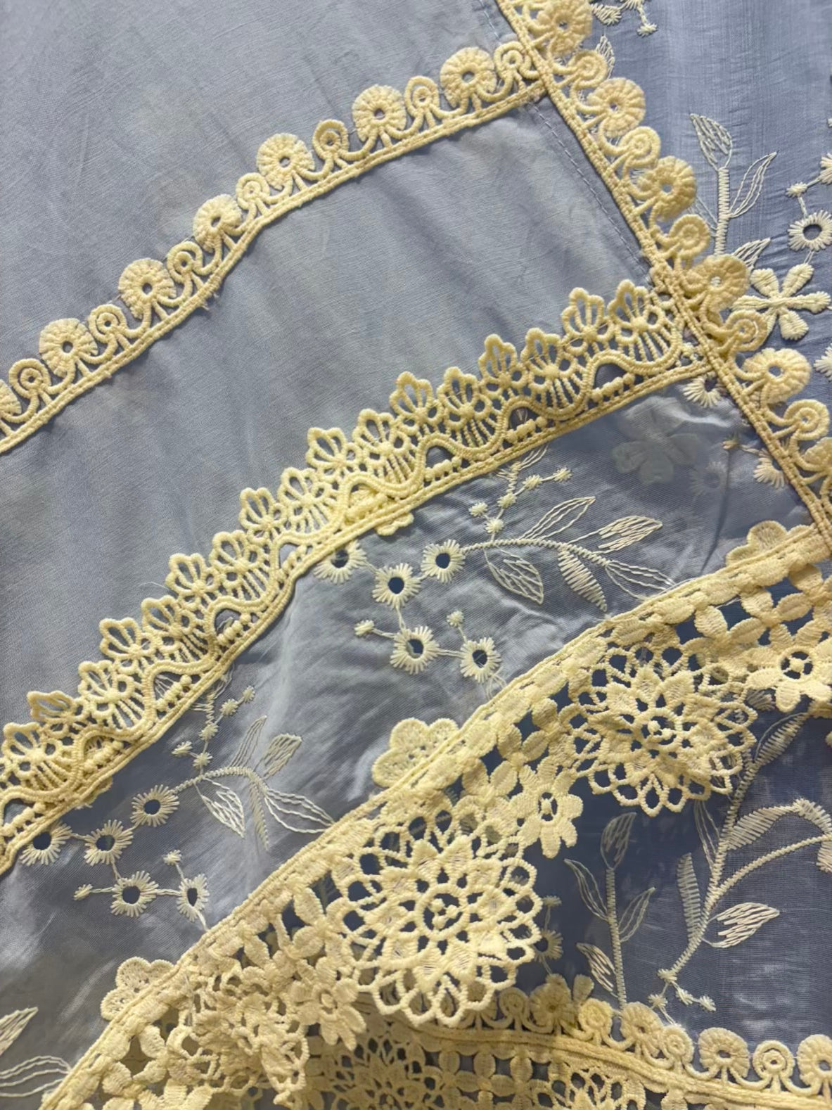 Roselle Crochet Chanderi Suit