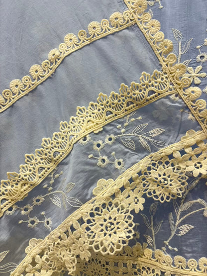 Roselle Crochet Chanderi Suit