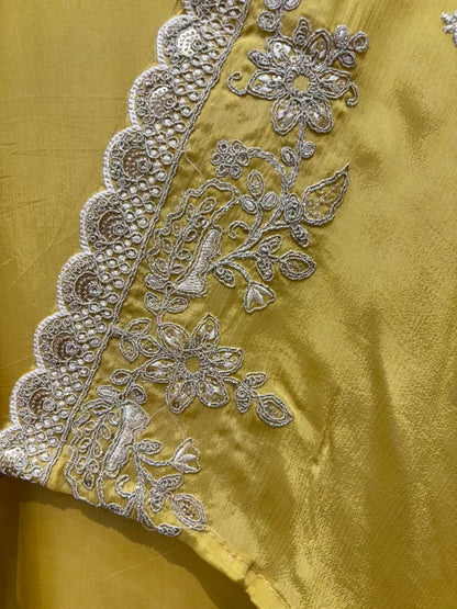 Zareen Satin Silk Suit