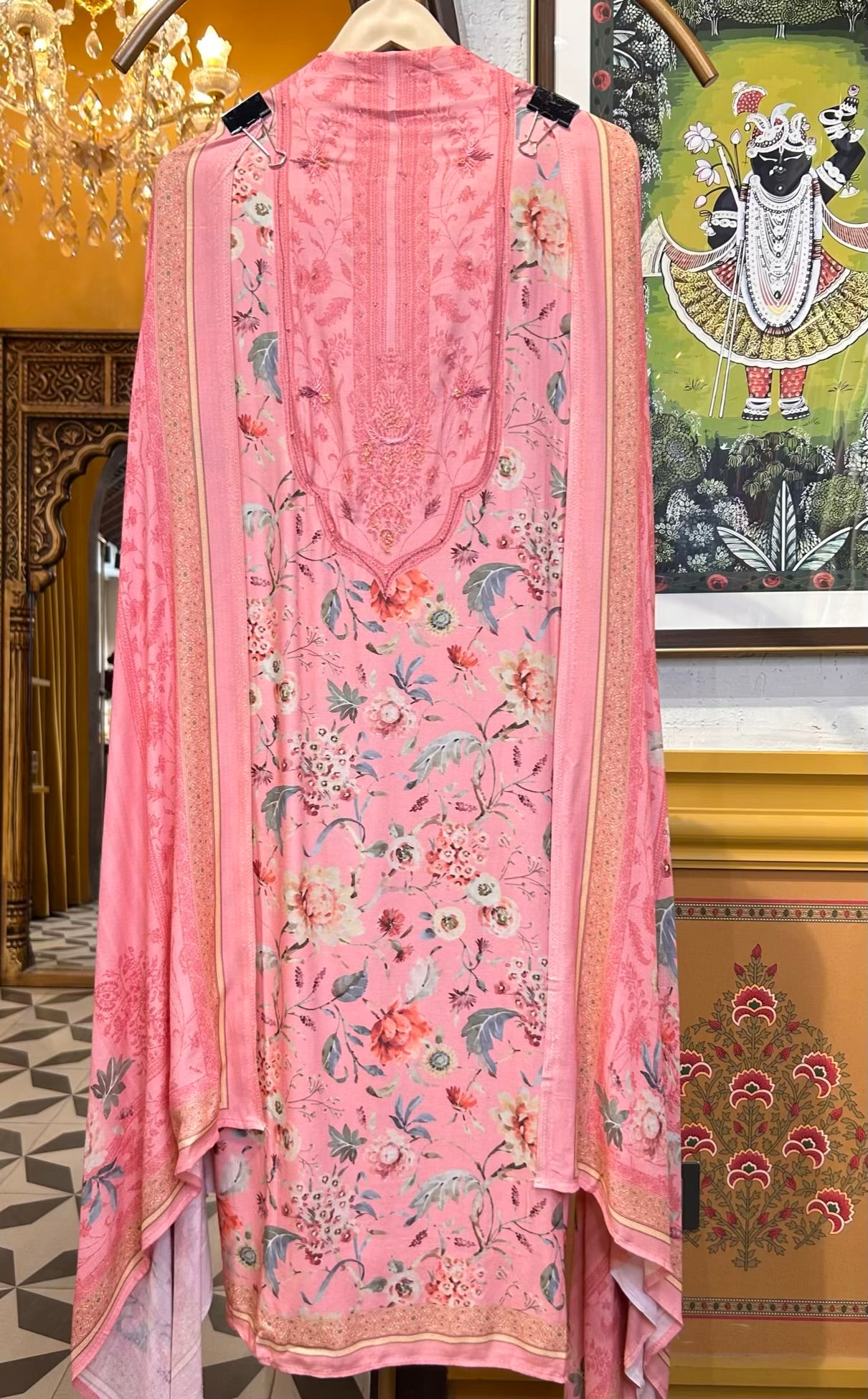 Ruhani-é-Pashm Suit (Pink)