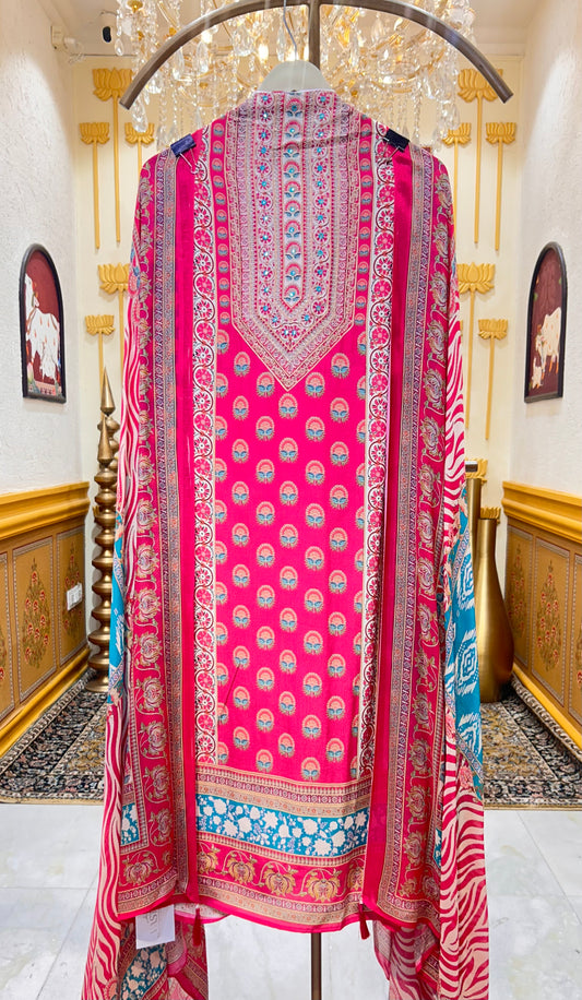 Saanjh Crepe Suit