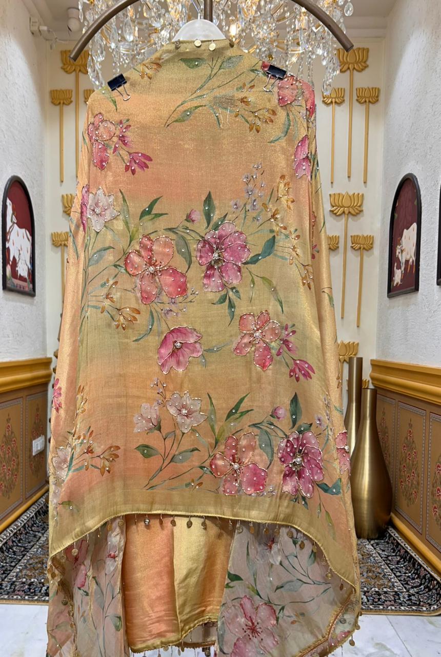 Rangmira Shimmer Suit (Yellow)