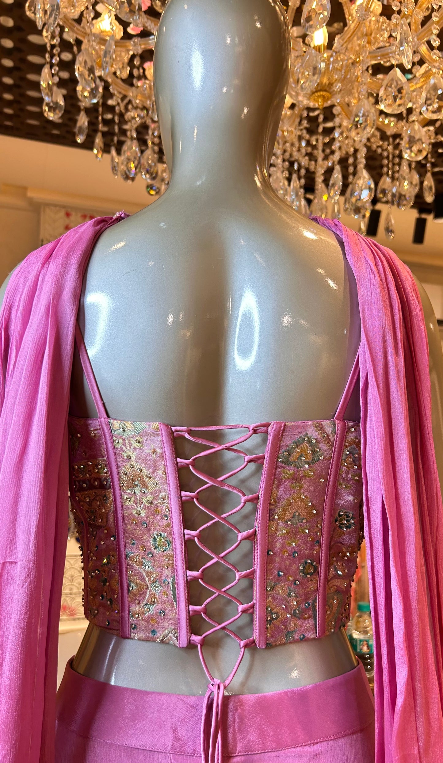 Rangmahal Crop Top Set