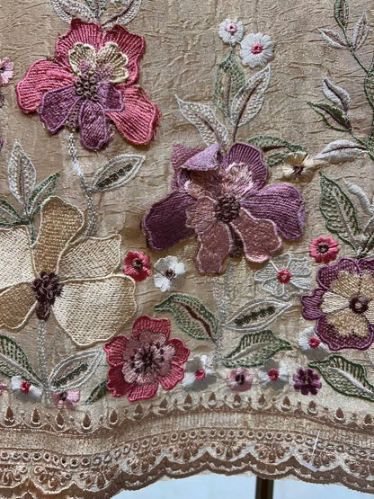 Navya Thread Crush Tissue Suit