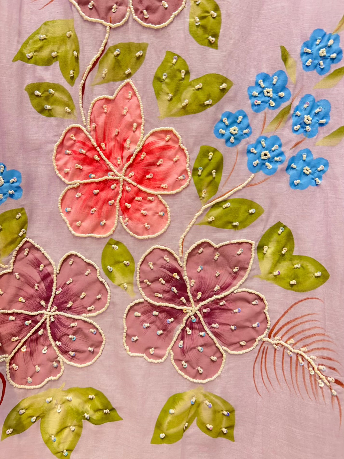 Soraya Handpainted Moti Suit