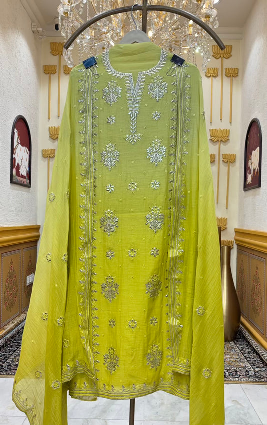 Taara Pita Chanderi Suit