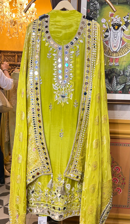 Noor-e-Jaam (Lemon Green)
