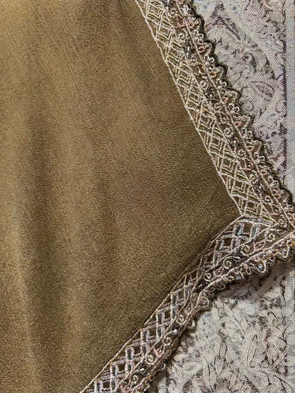 Zehraah Zari Shringaar Suit (Mehendi Green)