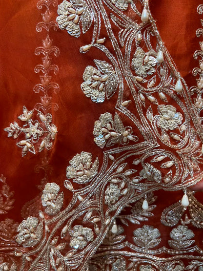 Zarheen Organza Suit