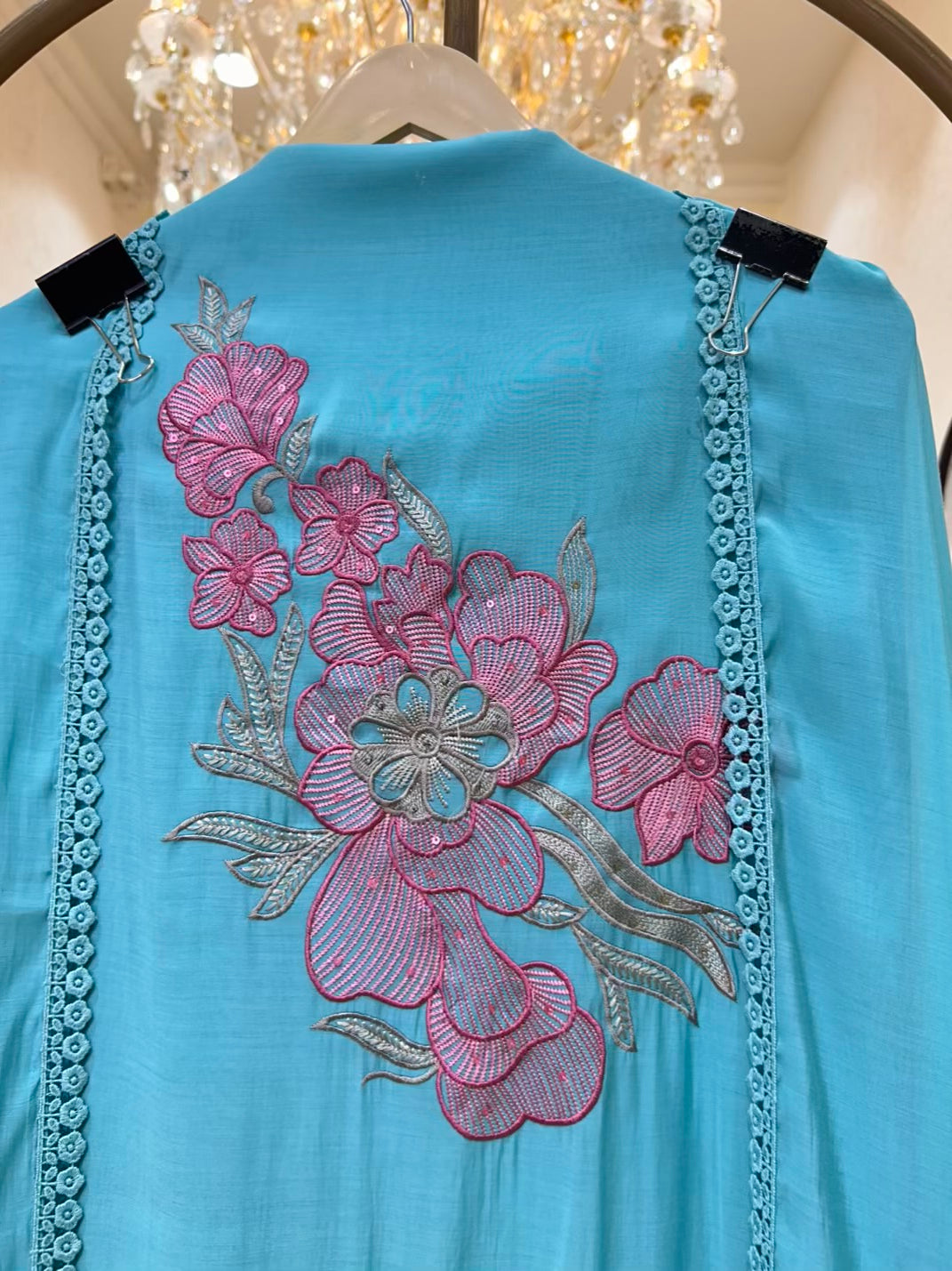 Elmyra Sequin Resham Chanderi Suit