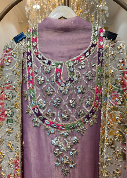 Zareeva Gota Noor Suit (Lavender)