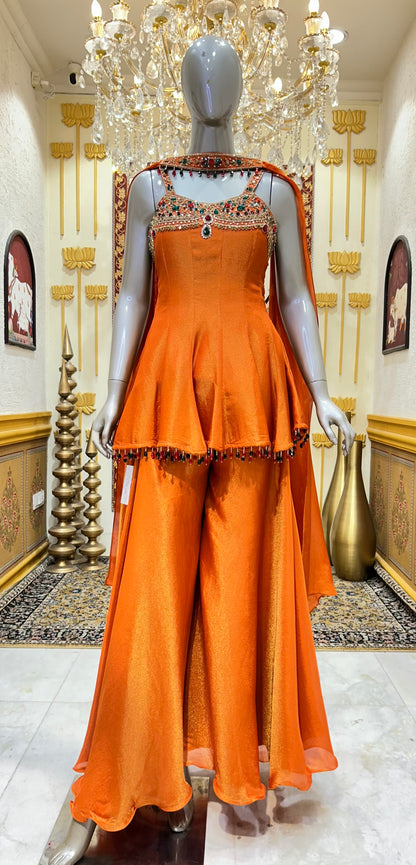 Noorjhumar Peplum Set
