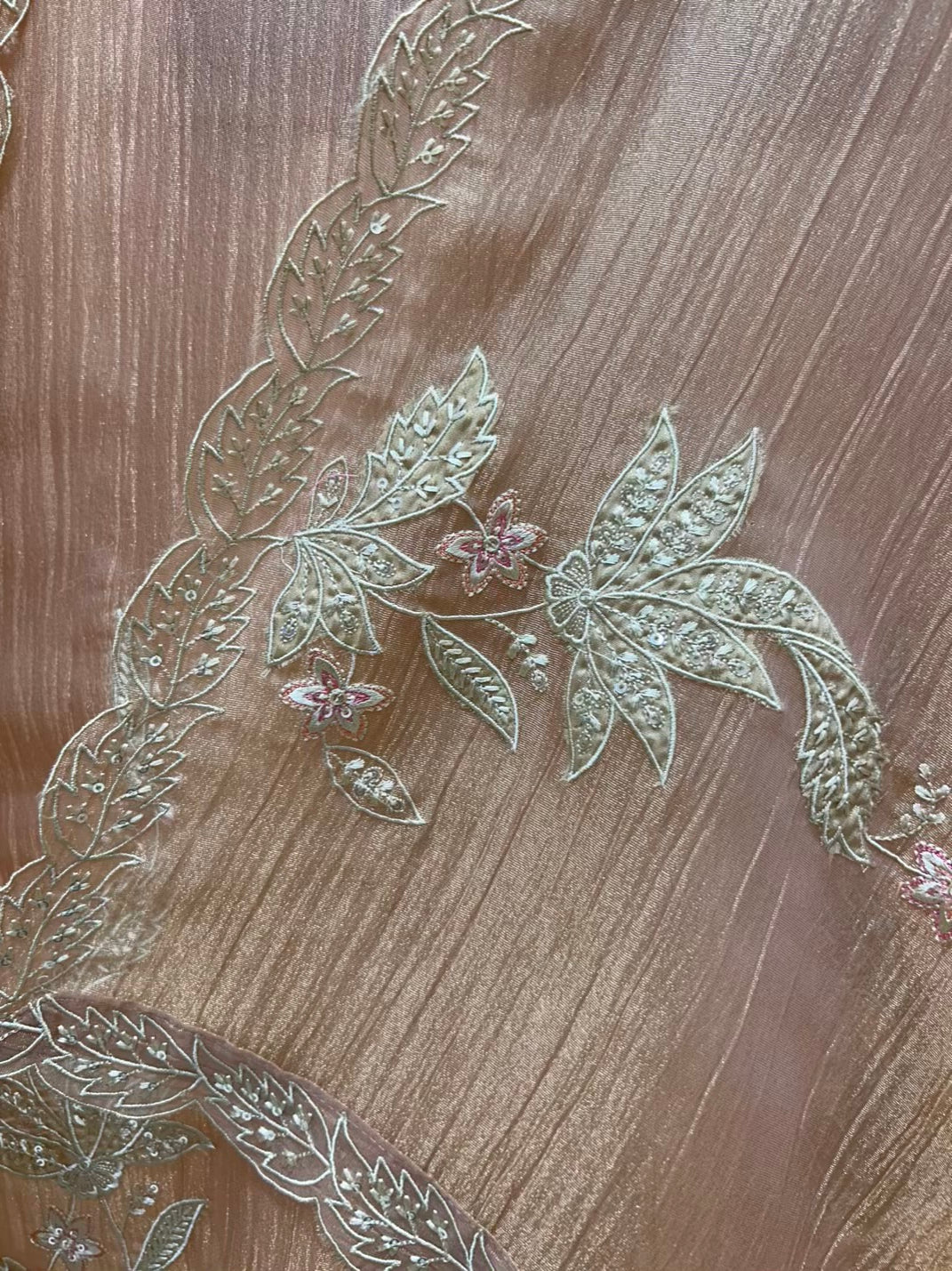 Eshira Appliqué Glow Suit (Peach)