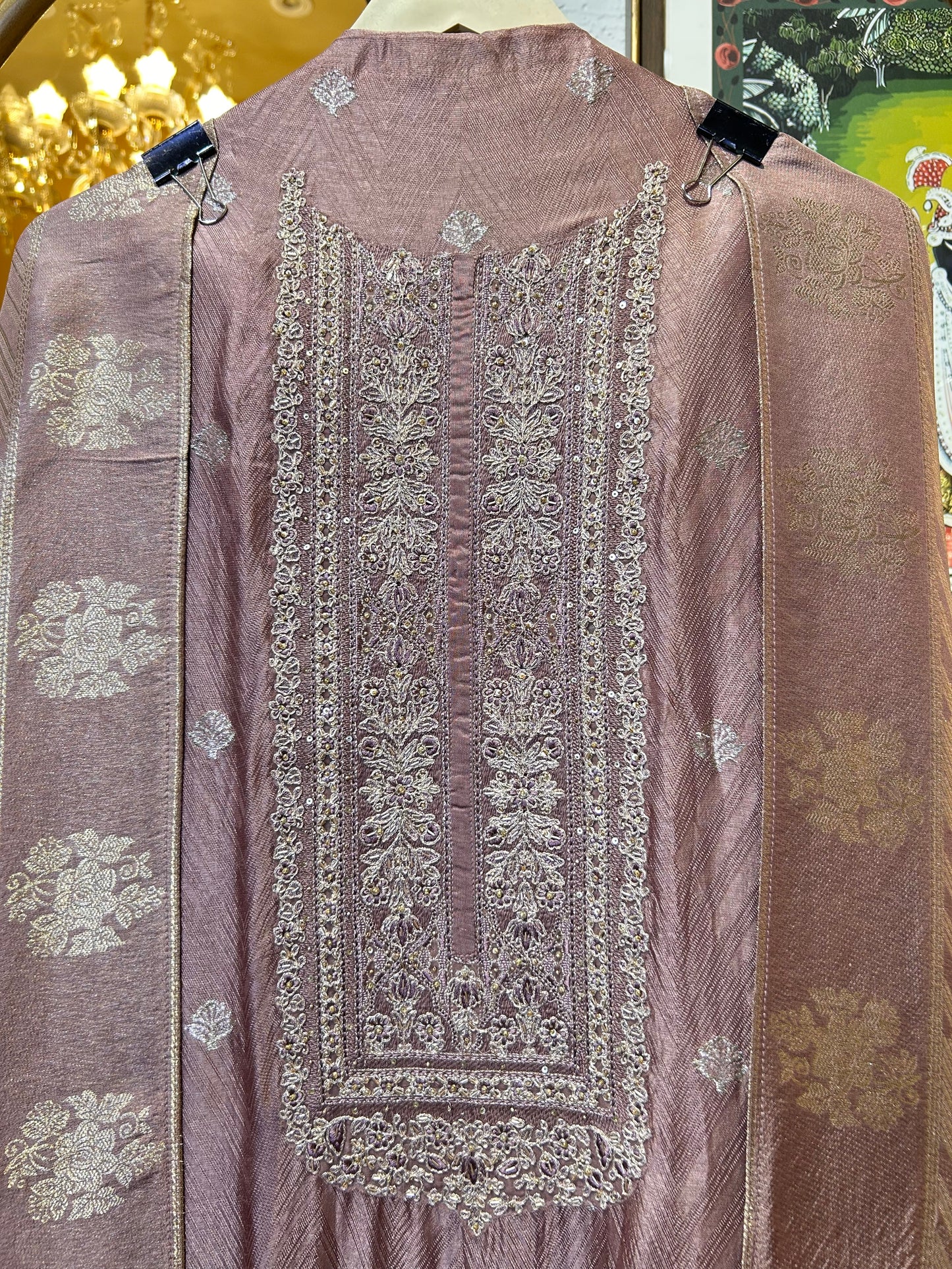 Auréline Shimmer Pure Silk Suit