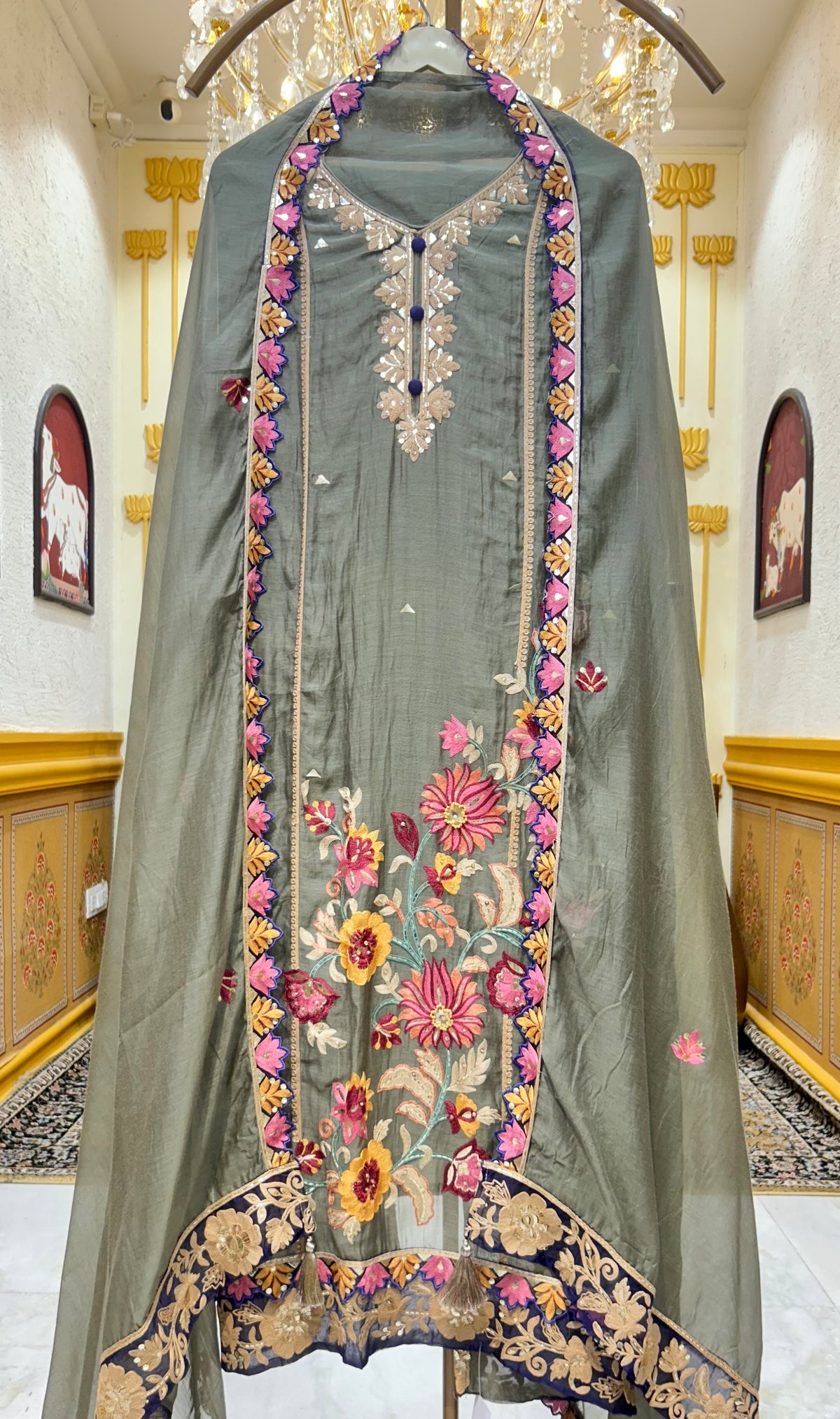 Aarshmika Mul Chanderi Suit