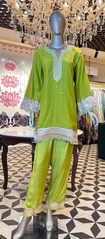 Nazm Pure Mul Co-Ord Set