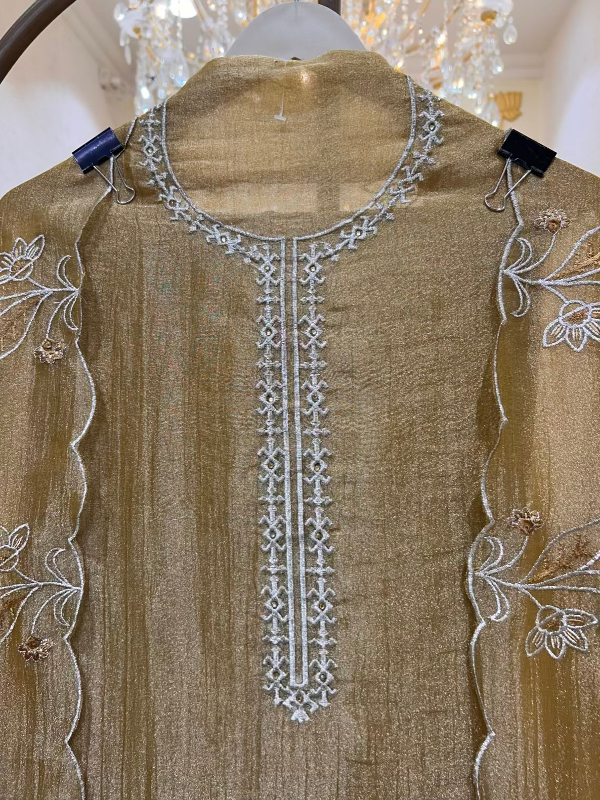 Amayra Gota Shringaar Suit (Mustard)