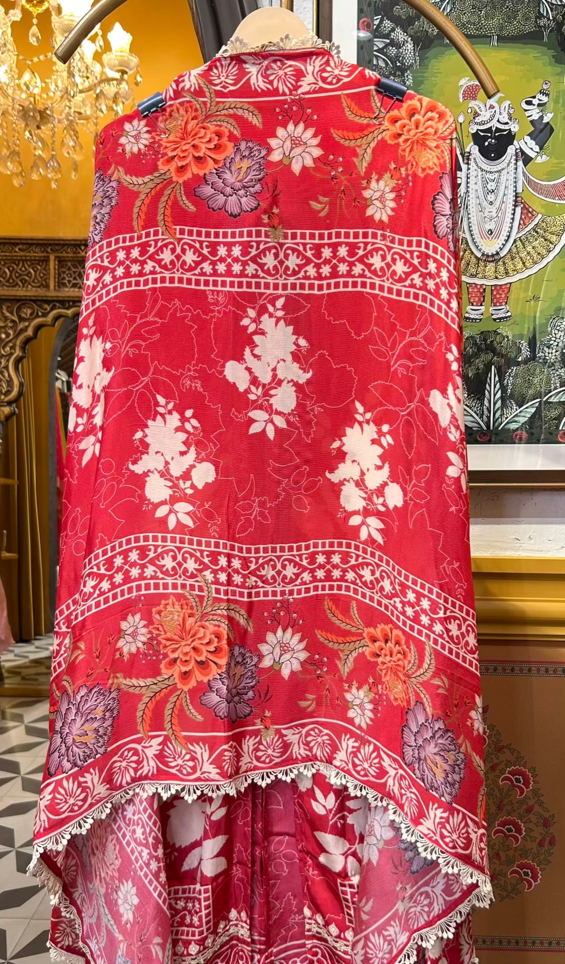 Liyana Crêpe Suit (Red)