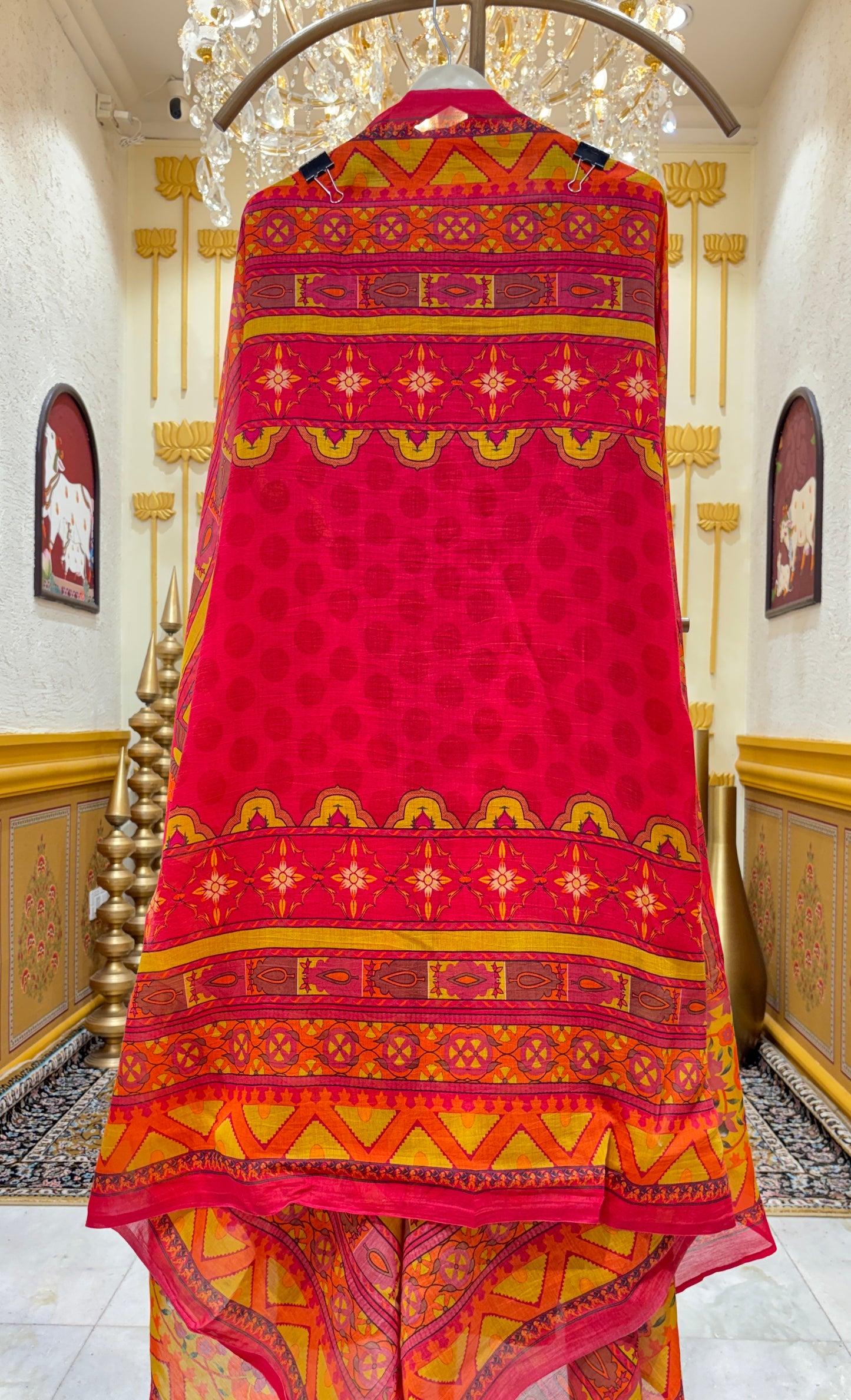 Mehrzoya Mul Chanderi Suit