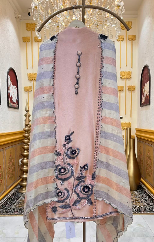 Arezya Shimmer Grace Suit (Peach)
