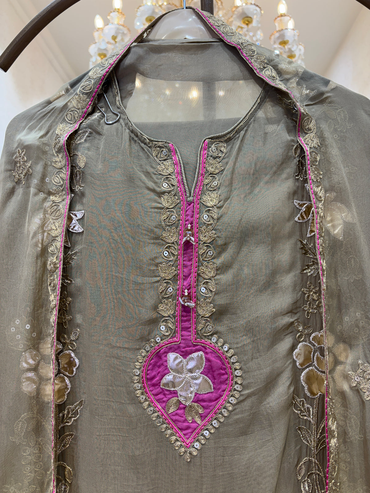 Kanakshi Leatherwork Suit