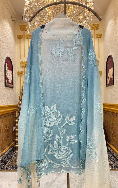 Aabira Appliqué Chanderi Suit