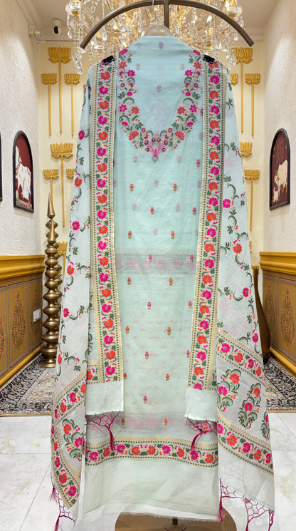 Rajvella Banarasi Chanderi Suit