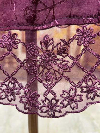 Aafiya Pastel Whisper Suit (Dark Purple)
