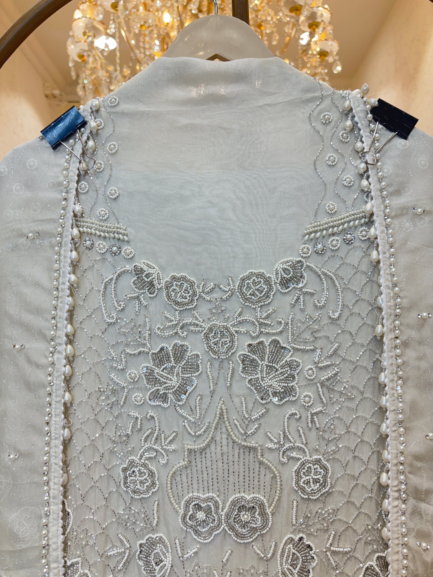 Aurelia Handcrafted Organza Suit