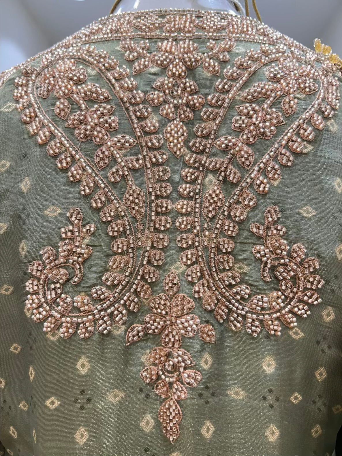 Ruhmehar Pakistani Silk Élan Set (Sea Green)