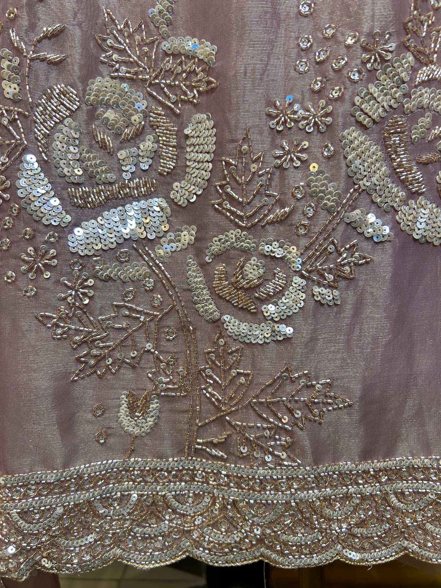 Zarqash Organza Suit (Lavender)