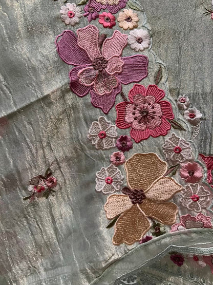 Navya Thread Crush Tissue Suit