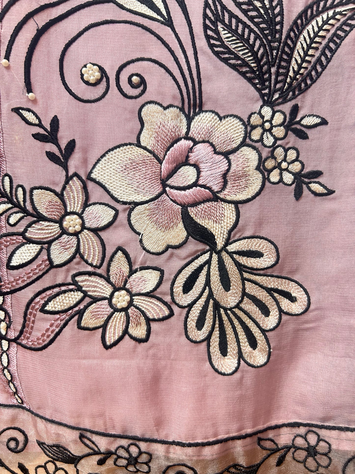 Viraahi Organza Suit (Lavender)