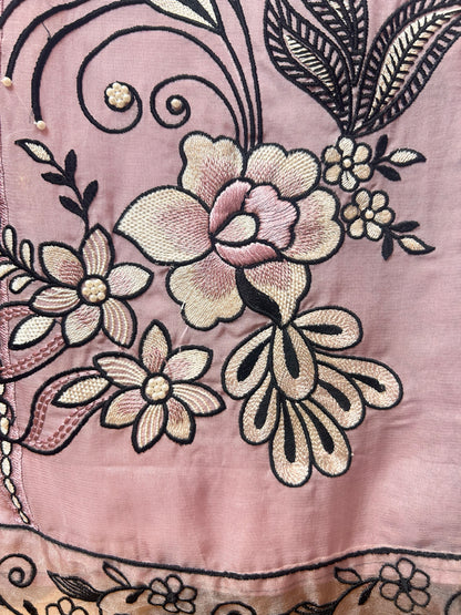 Viraahi Organza Suit (Lavender)