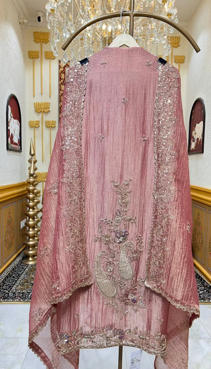 Iraaya Kinari Softloom Suit (Pink)