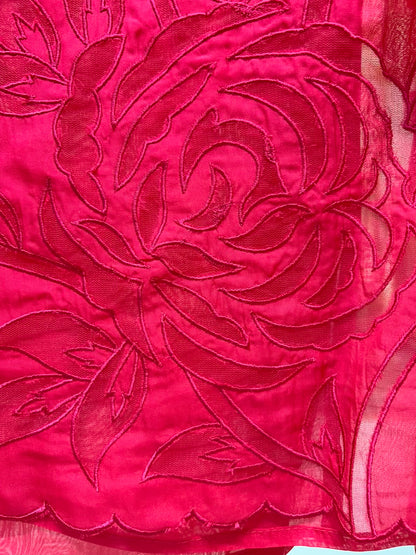 Aavya Resham Bloom Suit (Pink)