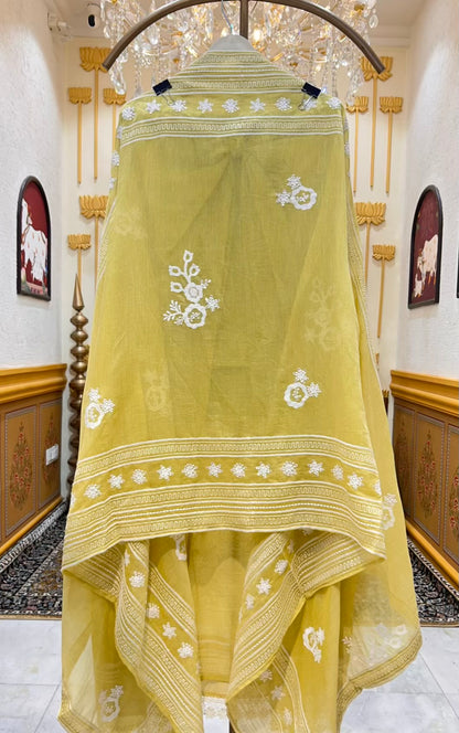 Abeer Resham Chanderi Suit
