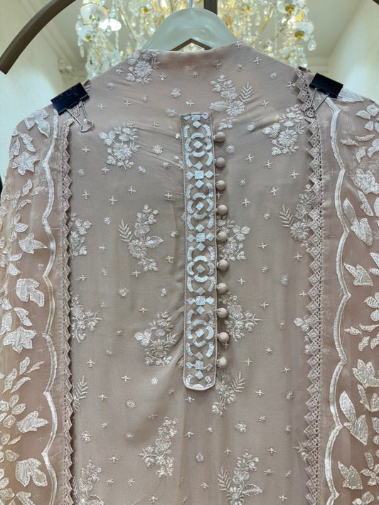 Mehrnaz Zari Georgette Suit