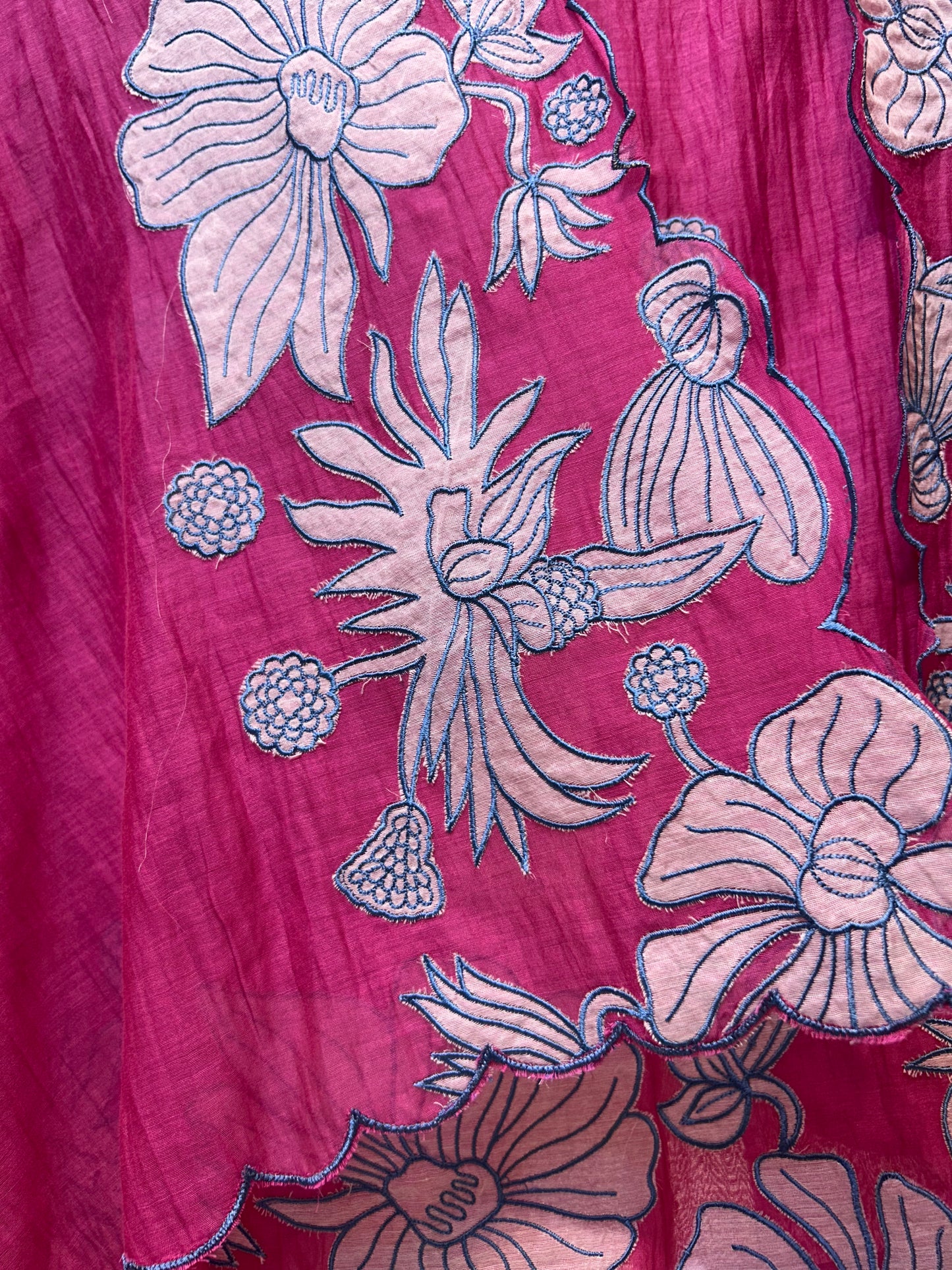 Aarini Appliqué Veil Suit (Pink)