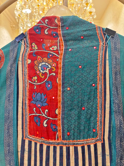 Aafreen Printed Chanderi Suit