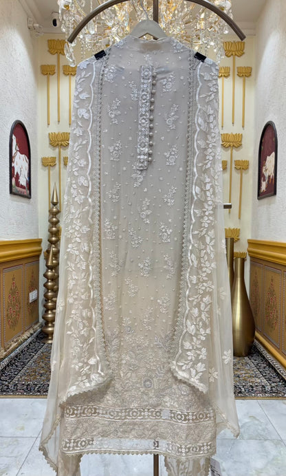 Mehrnaz Zari Georgette Suit