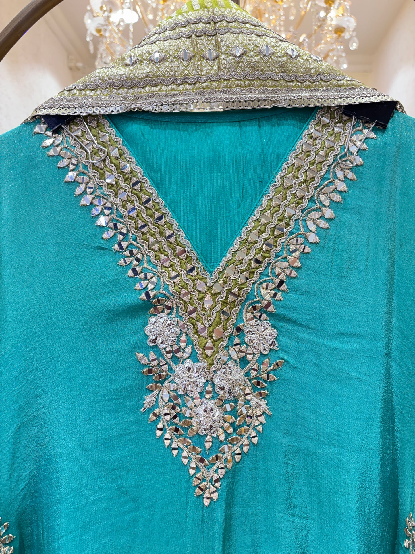 Noorvika Mirror Organza Gharara Set