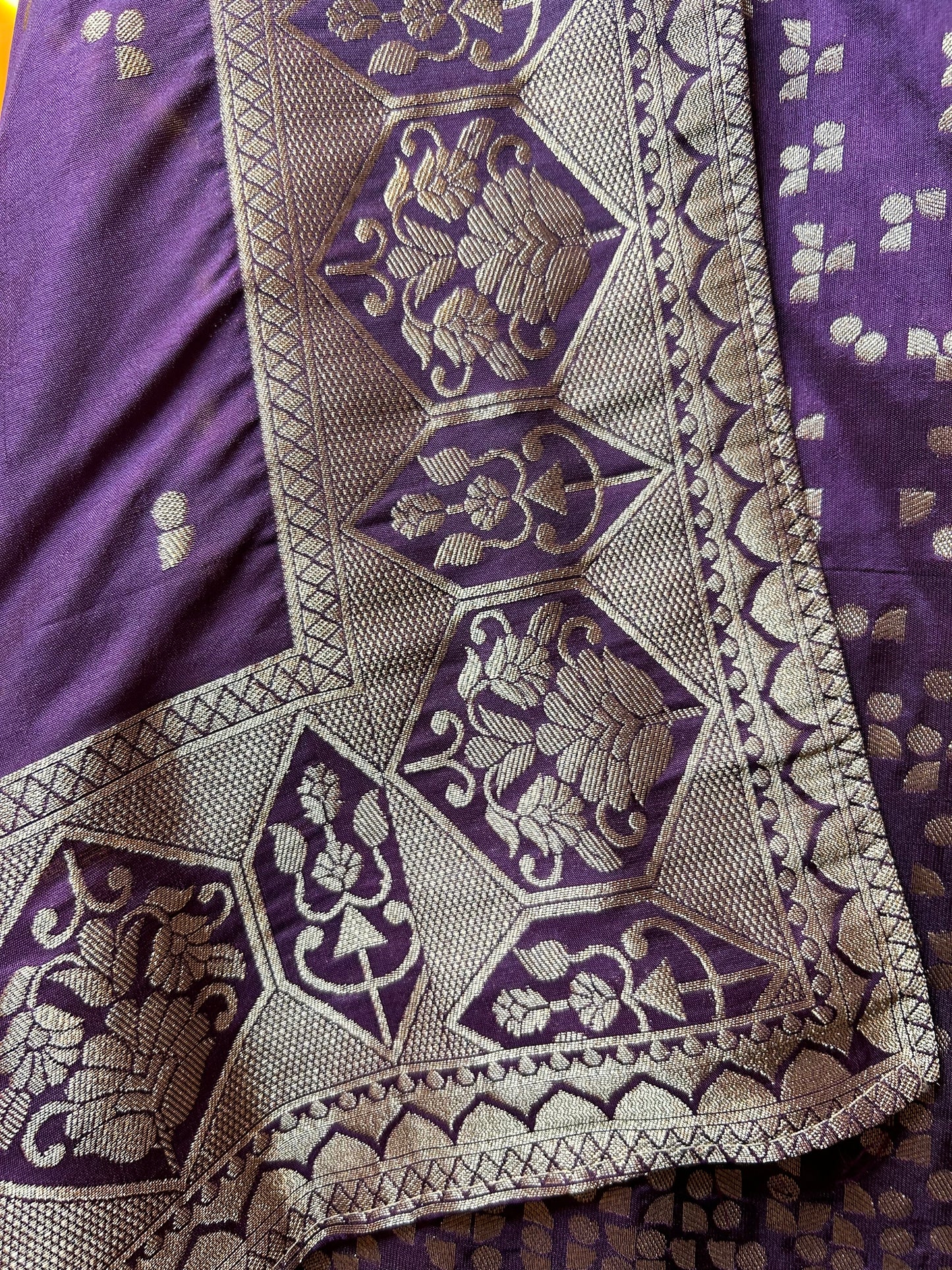 Amaaya Banarasi Silk Suit (Purple)