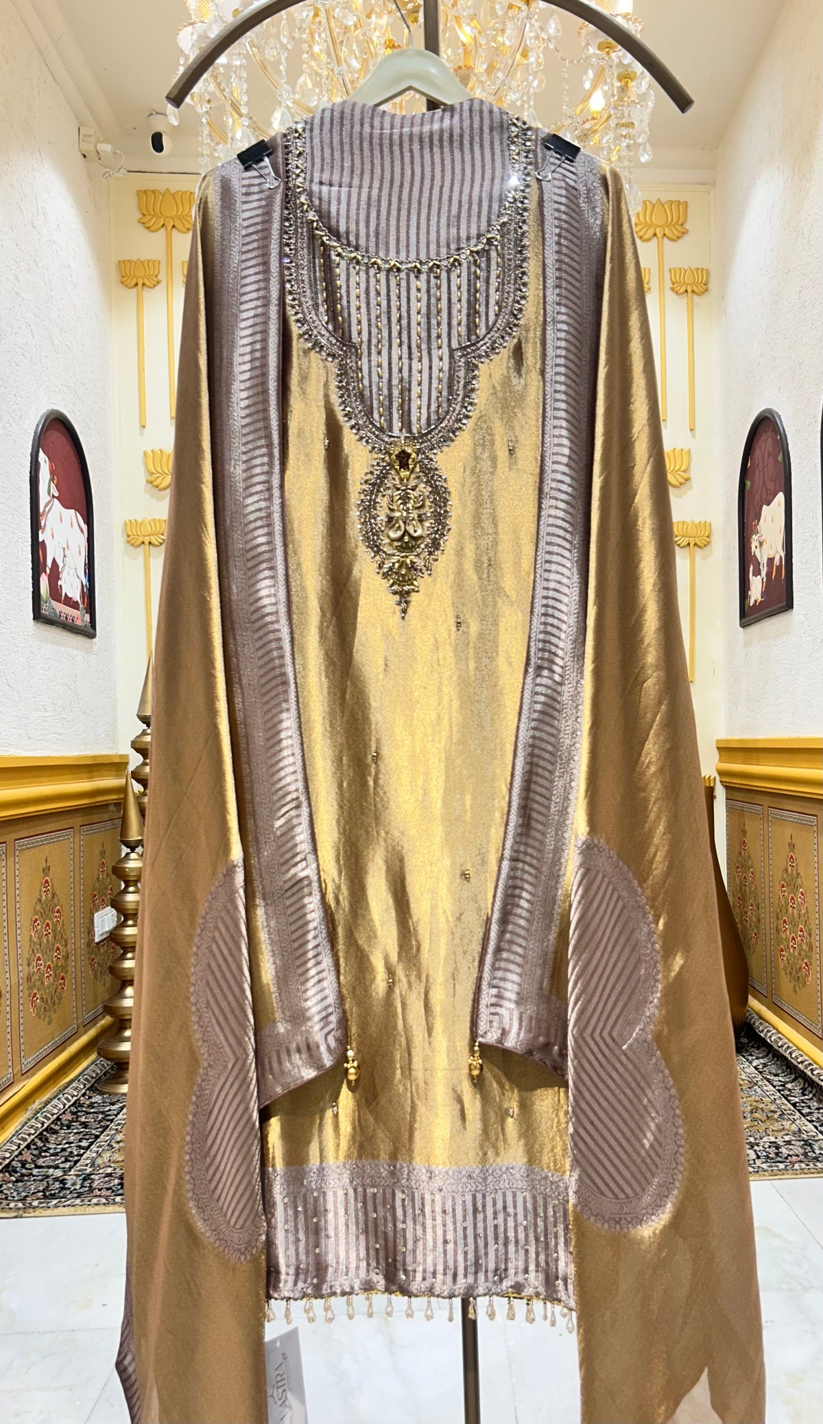 Chandzari Organza Suit