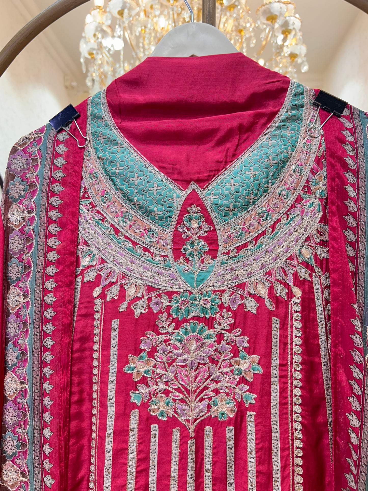 Rayanshi Stone Silk Suit