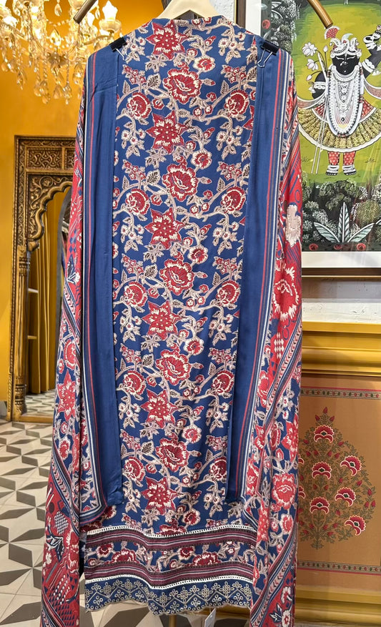 Pashmira Digital Suit (Blue)