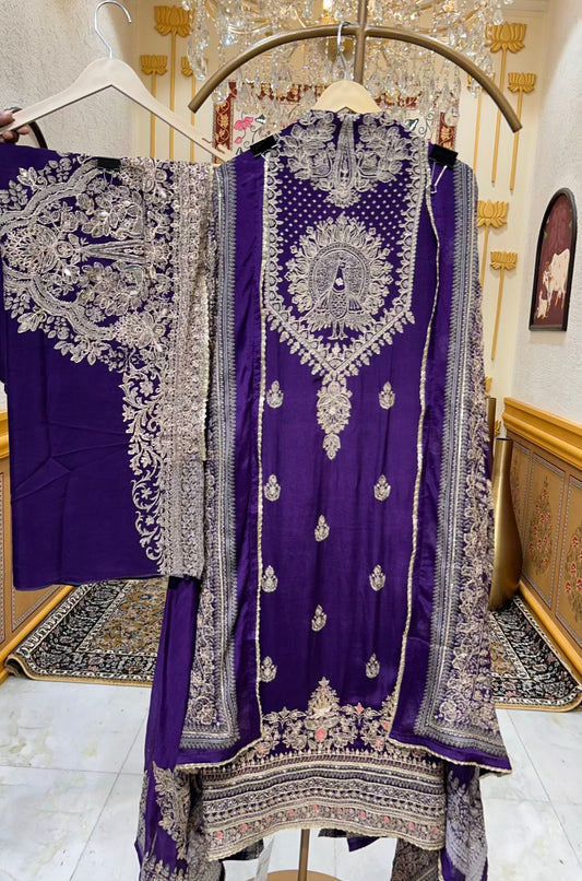 Rivana Zari Glow Suit (Purple)