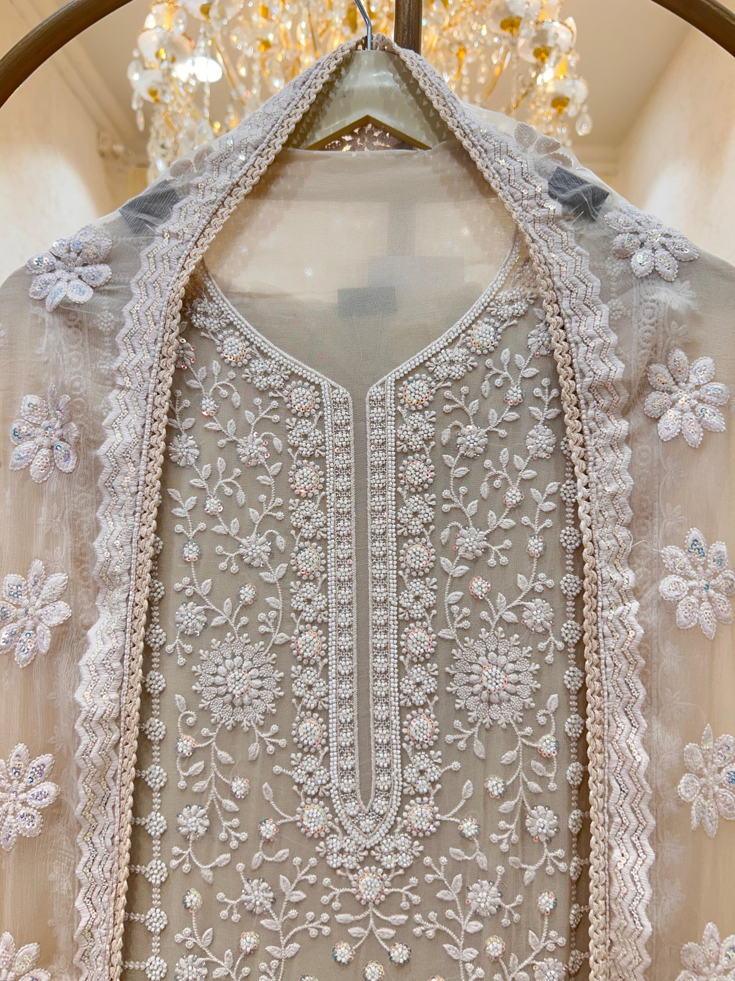 Aabroo Cutdana Georgette Suit