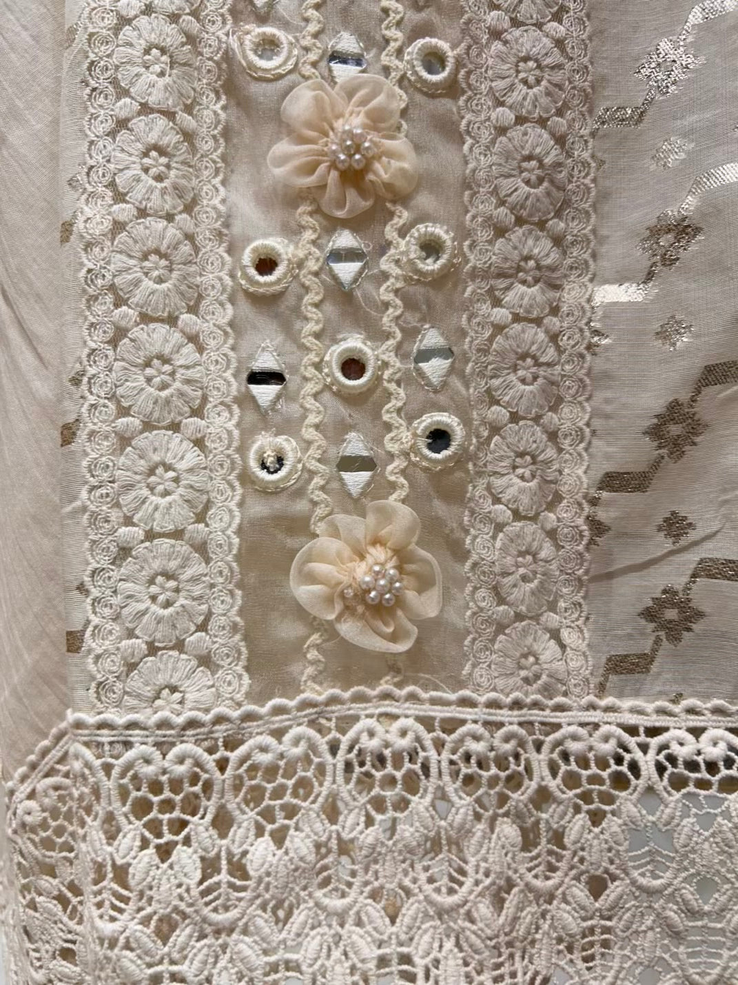 Aelyra Mirror Lace Suit
